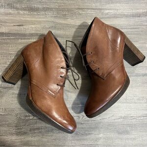 Paul Green Brown Ankle Boots